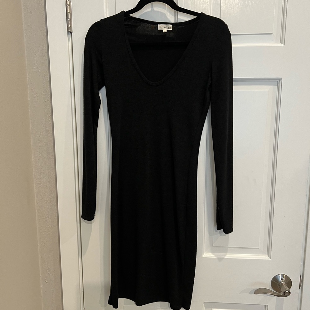 Wilfred Free from Aritzia black dress